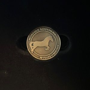 Norfolk Southern 10 years of service copper chip